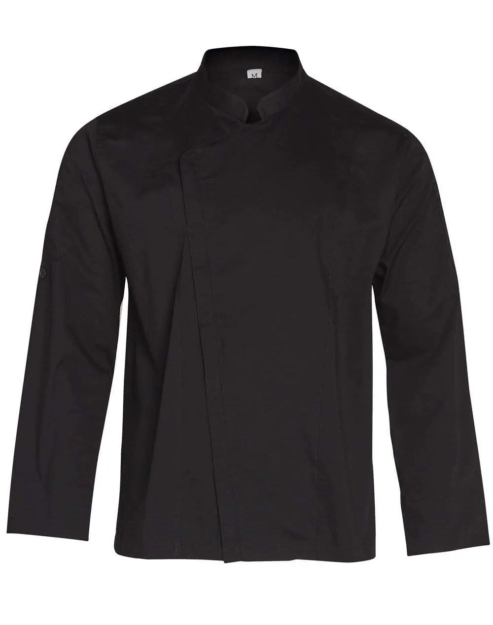 Winning Spirit Men's Functional Chef Jackets Cj03 Hospitality & Chefwear Winning Spirit Black XS